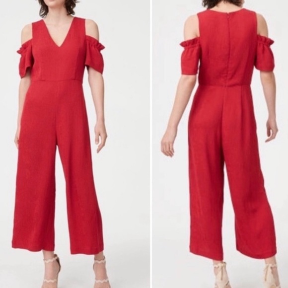 Club Monaco Sabellah Ribbed Jumpsuit - Size 0 - Picture 3 of 6
